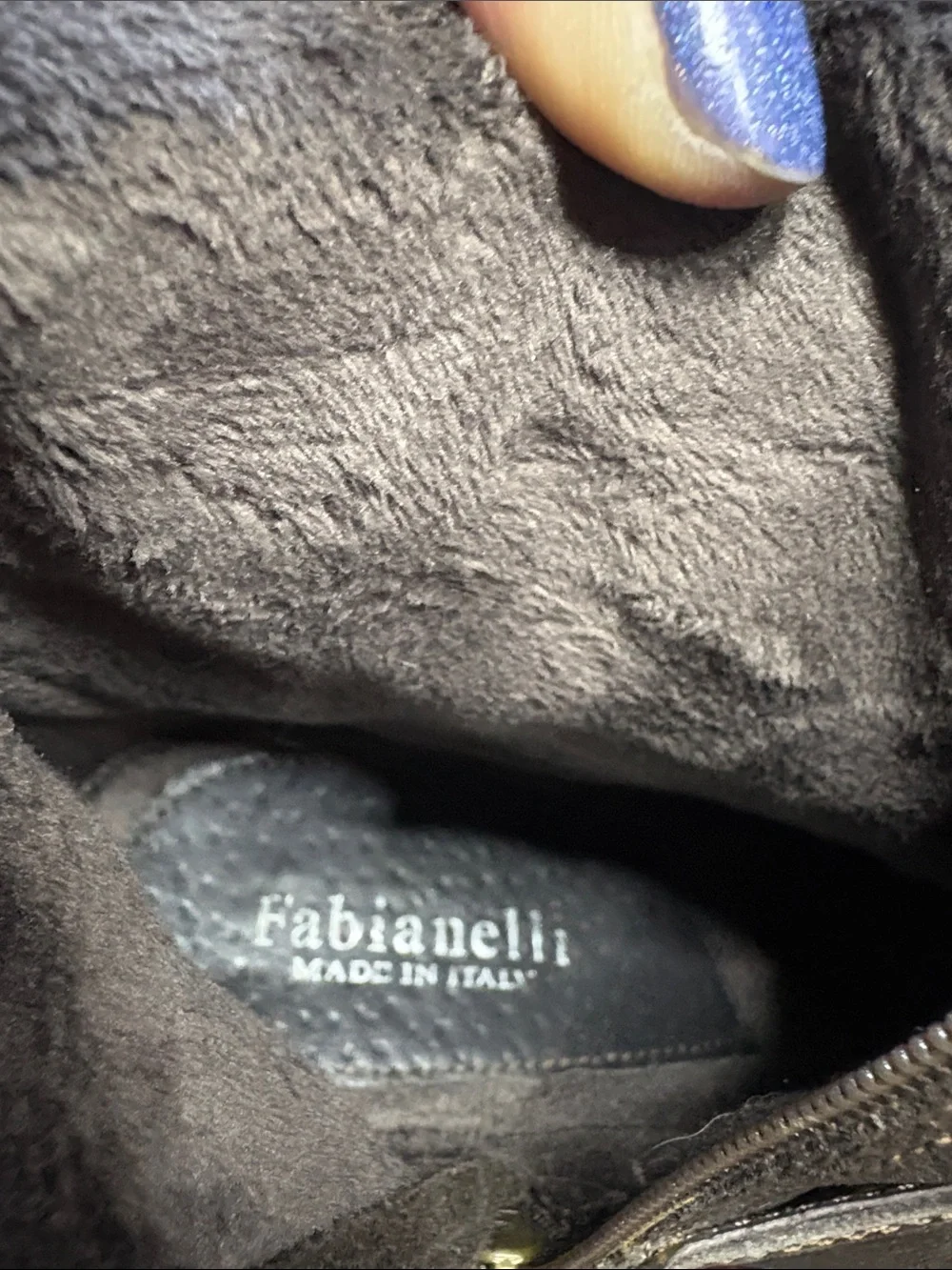 Fabianelli size 38 Women's Brown Leather & Suede Knee-High Riding Boots. Box 27